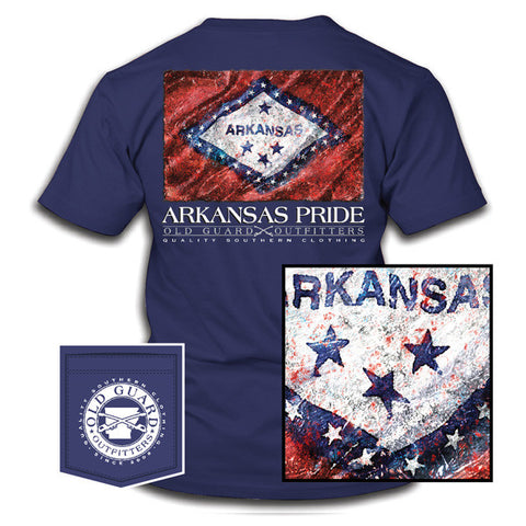 Arkansas Painterly Flag