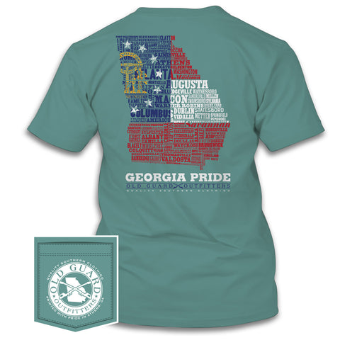 Georgia Letterpress Flag