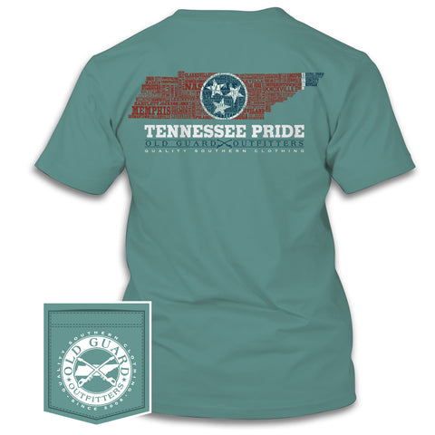 Tennessee Letterpress Flag